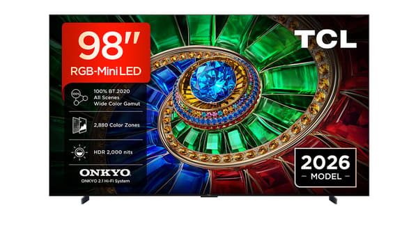 TCL 98" RM7L – 4K RGB Mini-LED Google TV