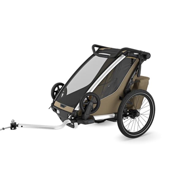 Thule Chariot Cross 2 Single cykelvagn, khaki