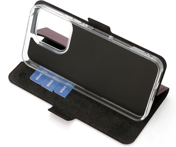 Wave Book Case, Honor 400 Lite, Rökig Sangria