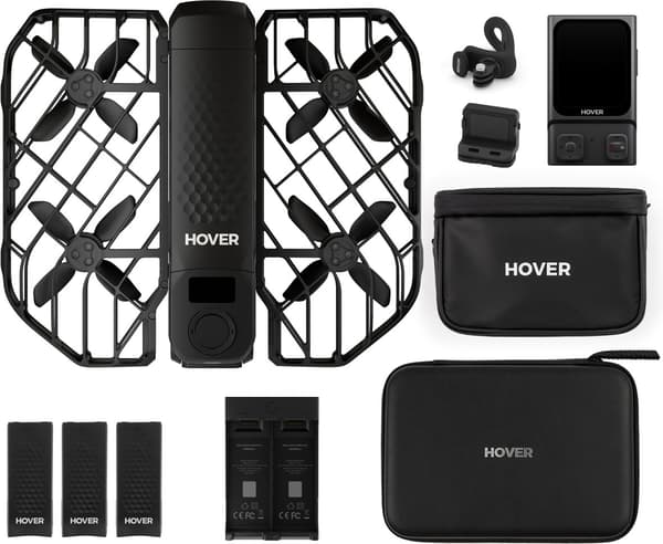 HoverAir X1 Pro Ultimate Cykelkit-drönare, svart