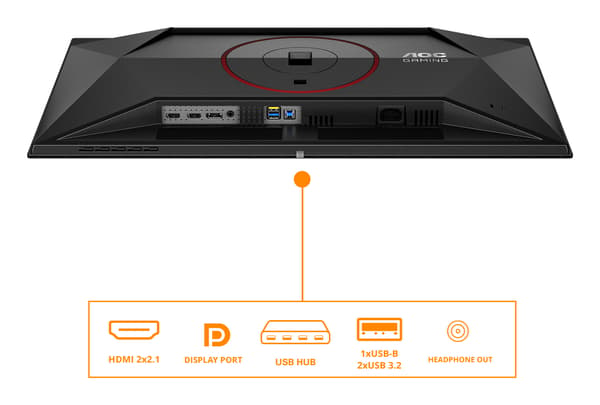 AOC Q27G4ZDR gamingskärm, 27", svart