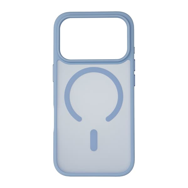 FoneKit MagSafe Soft Touch-skal, iPhone 18 Pro Max / 17 Pro Max, glaciär
