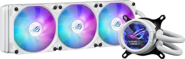 ASUS ROG STRIX LC III 360 ARGB LCD vätskekylningssystem, vit