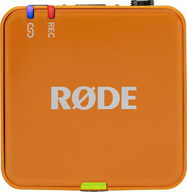 Rode Wireless GO 3 trådlöst mikrofonsystem, orange