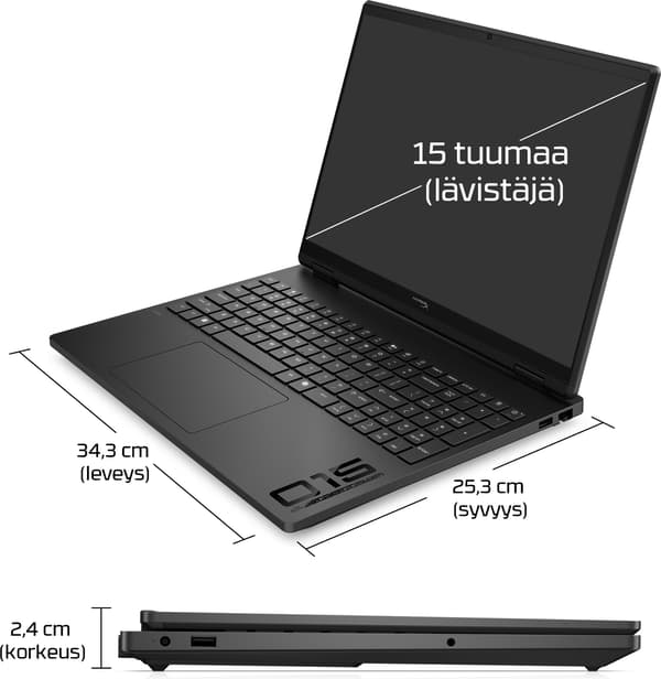 HyperX OMEN 15-gb0018no 15,3" gaming laptop (D30NDEA), Windows 11