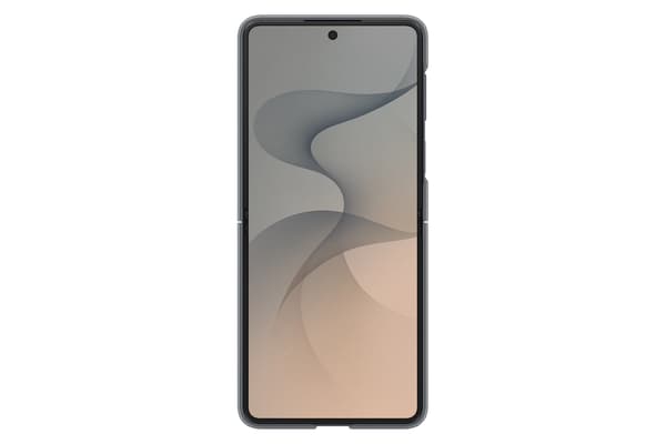 Samsung Galaxy Flip8 Silikonring Magnet Qi2 skyddsfodral, grå