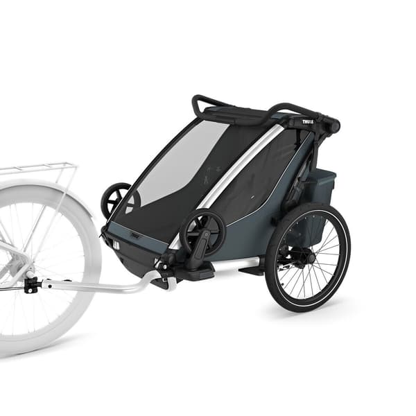 Thule Chariot Cross 2 Double cykelvagn, Dark Slate