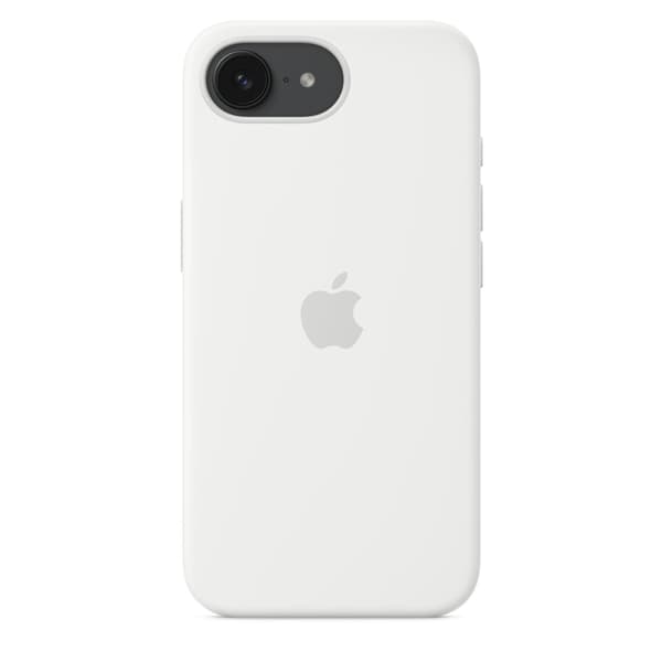 Apple iPhone 16 silikonfodral i silikon, vit (MD3P4)