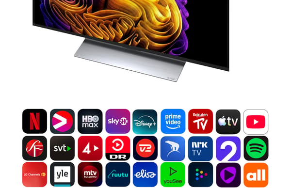 LG 48" OLED evo G6 – 4K TV med stativ