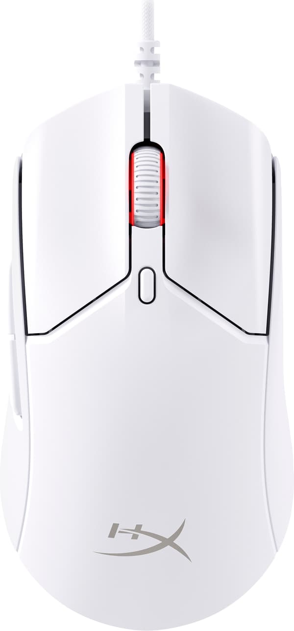 HyperX Pulsefire Haste 2 Gaming Mouse spelmus, vit