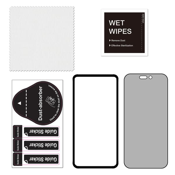 FoneKit Privacy+ Full Cover härdat glas, iPhone 17 Pro Max