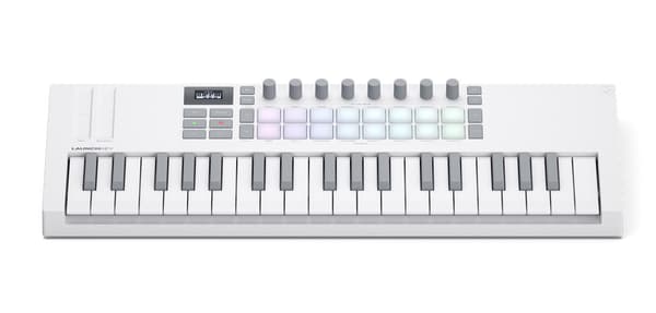 Novation Launchkey Mini 37 MIDI-kontroller, vit