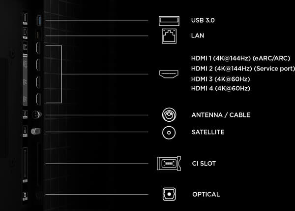 TCL 85" A400 Pro – 4K QD Mini-LED Google TV