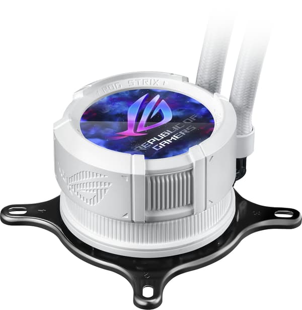 ASUS ROG STRIX LC III 360 ARGB LCD vätskekylningssystem, vit