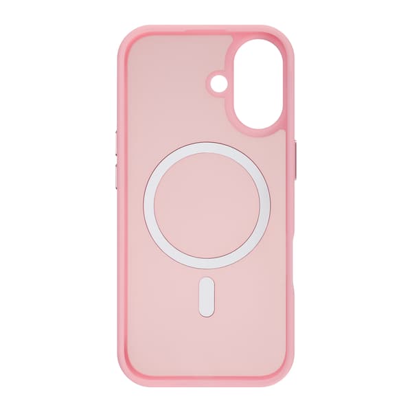 FoneKit MagSafe-kompatibelt Soft Touch skyddsfodral, iPhone 17, rosa