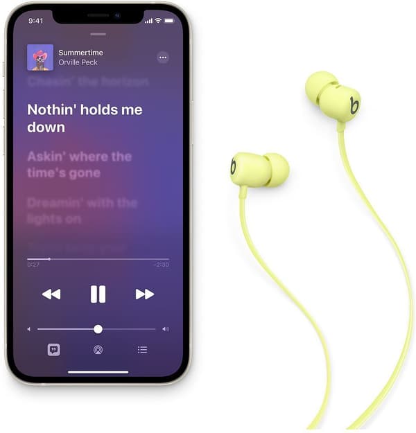 Beats Flex -Bluetooth-hörlurar, gul