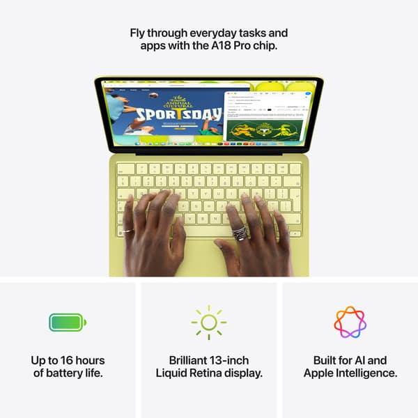 Apple MacBook Neo 13" A18 Pro 8 GB, 512 GB bärbar dator, silver
