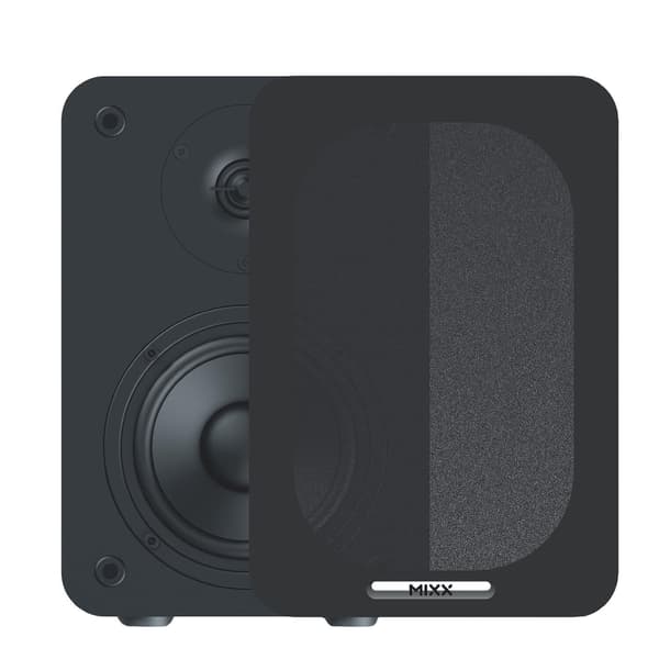 Mixx Analog System 5 skivspelare med högtalare, svart
