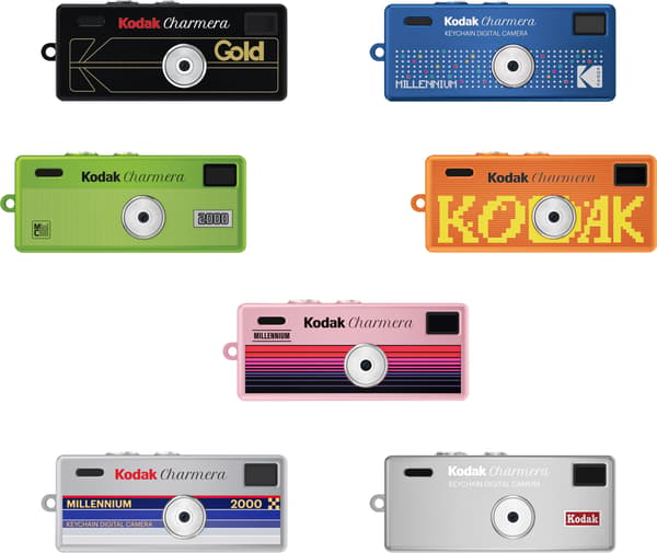 Kodak Charmera Millennium Edition nyckelringsdigitalkamera, sortiment