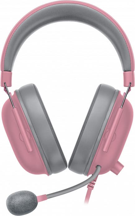 Razer Blackshark V2 X -spelhörlurar, rosa