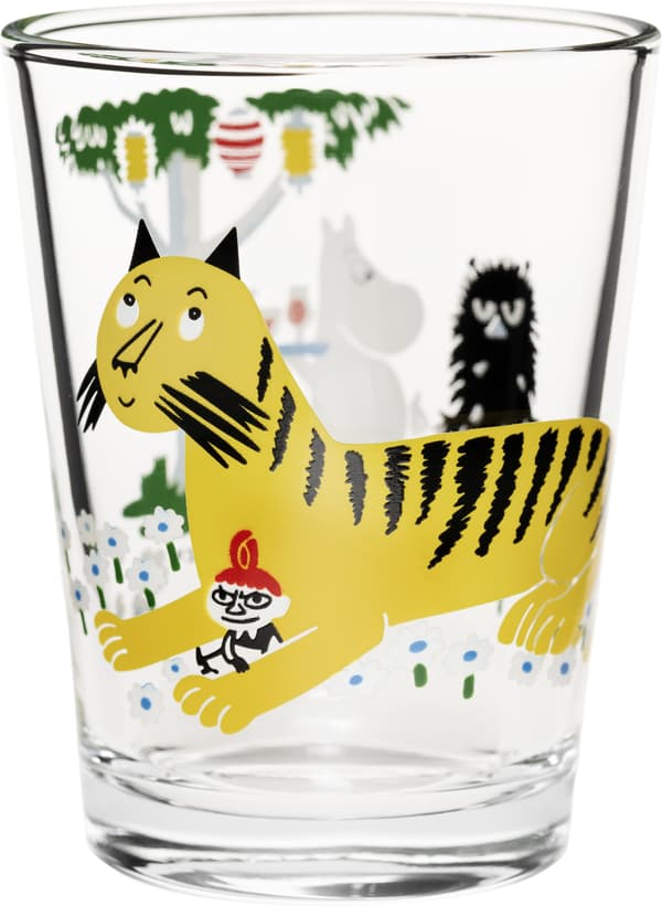 Mumin Trädgårdsfest dricksglas, 22 cl