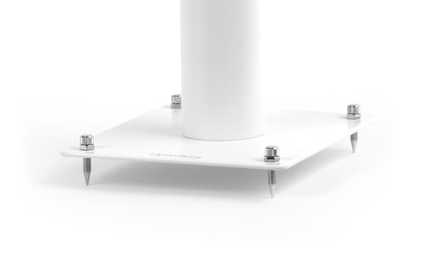 Norstone Stylum 1 högtalarstativpar, vit satin