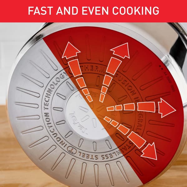 Tefal Ingenio Emotion sautégryta, 24 cm, rostfritt stål