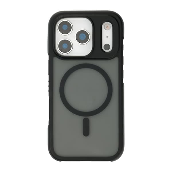 FoneKit stötsäker MagSafe-kompatibel skyddsfodral, iPhone 17 Pro Max, svart/grå