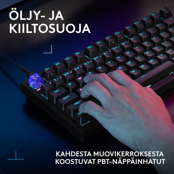 Logitech G316 X 98 gamingtangentbord, svart