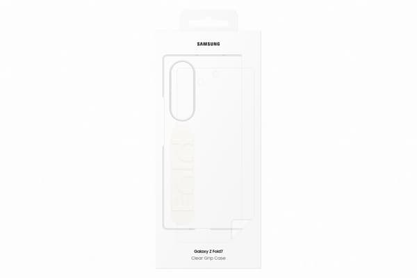 Samsung Z Fold7 Clear Grip Case skyddsfodral