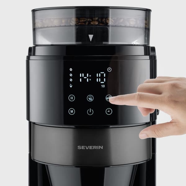 Severin KA4830 kaffebryggare med kvarn, glaskanna