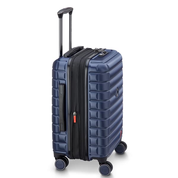 Delsey Elegance Expandable 55 cm resväska, blå