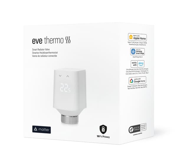 Eve Thermo smart termostatventil, Matter