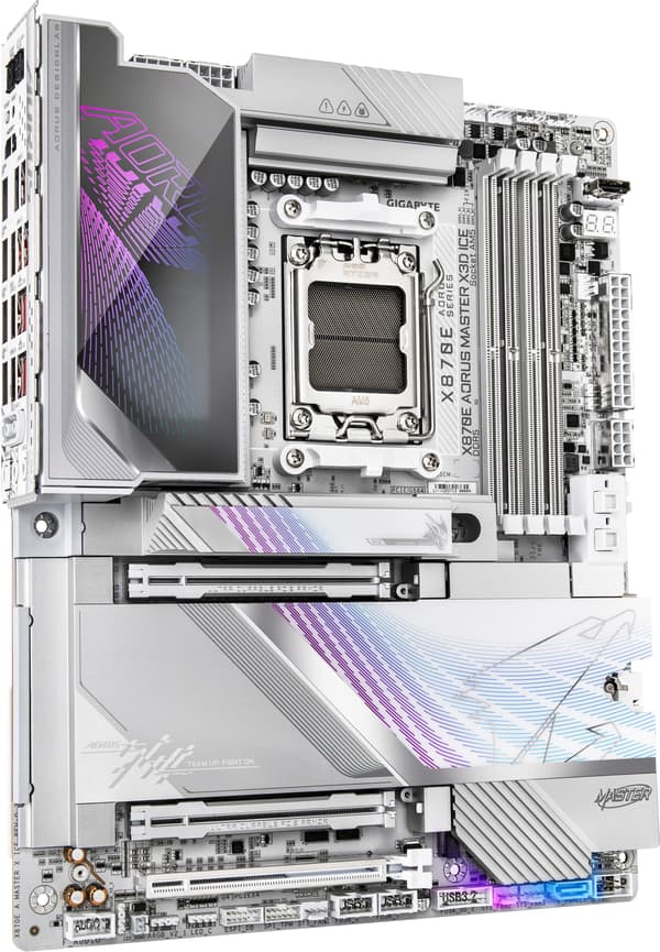 Gigabyte X870E AORUS MASTER X3D ICE ATX-moderkort