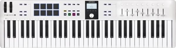 Arturia Keylab Essential 61 Mk3 MIDI-kontroller, vit