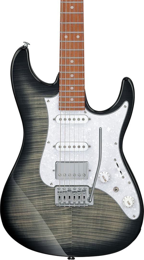 Ibanez AZ22S1F-TKS elgitarr, Transparent Black Sunburst