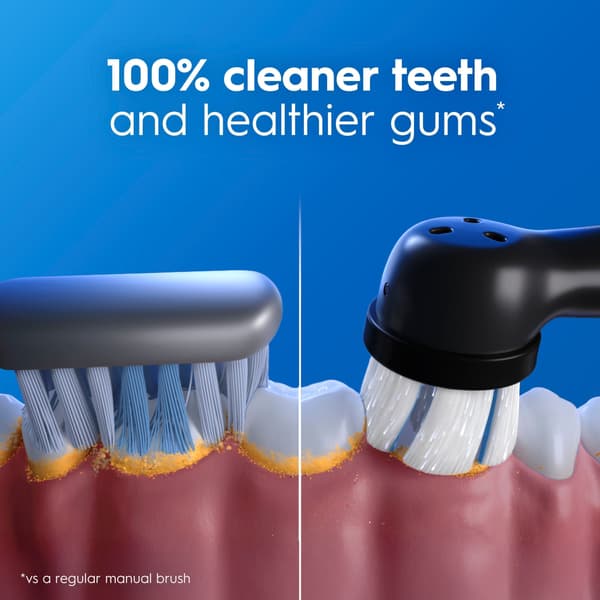 Oral-B iO3 eltandborste, svart + resefodral