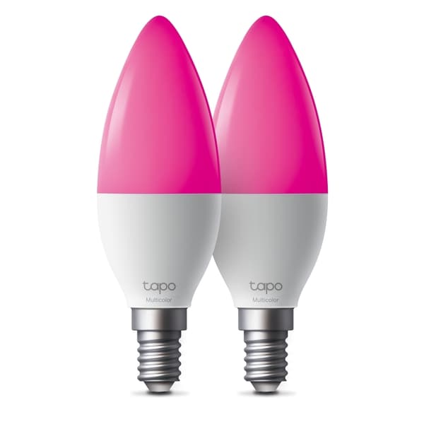 Tapo L430C smart lampa, E14, 470 lm, 2-pack