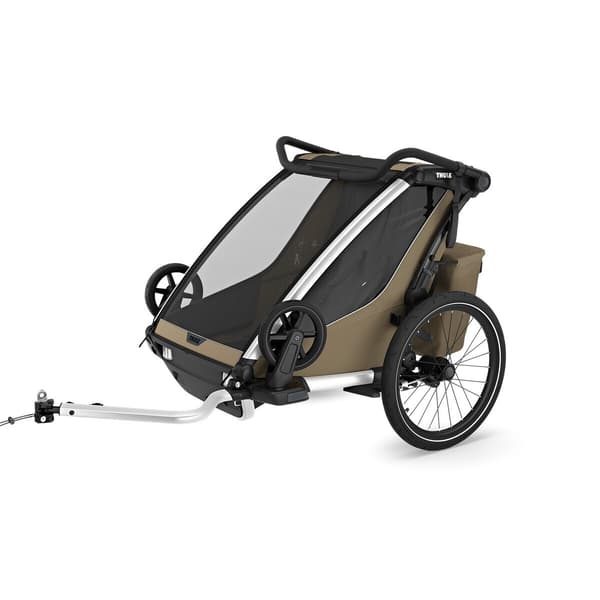 Thule Chariot Cross 2 Double cykelvagn, Khaki