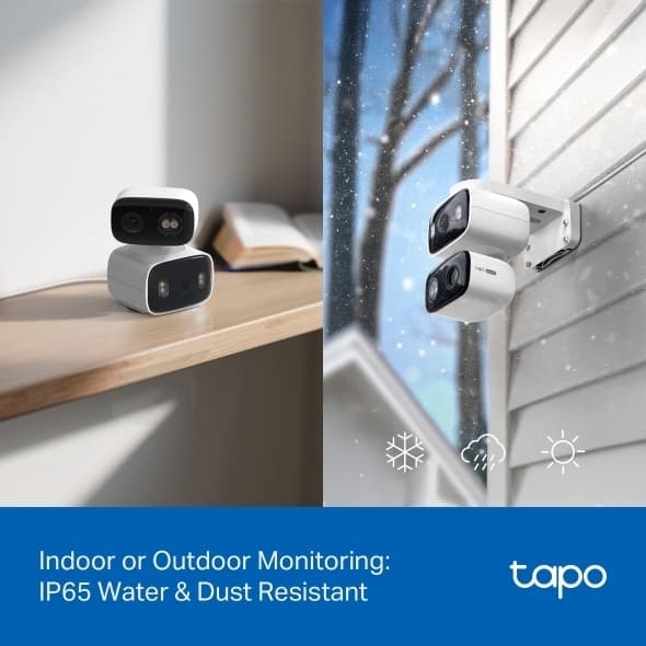 TP-Link Tapo C246D dubbla övervakningskamera för utomhusbruk