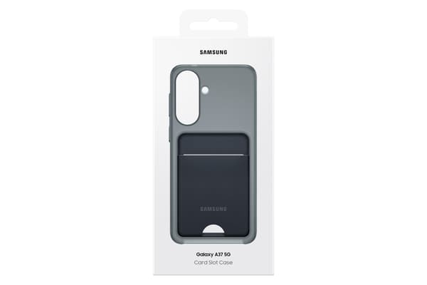 Samsung A37 Kortfackfodral skal, svart