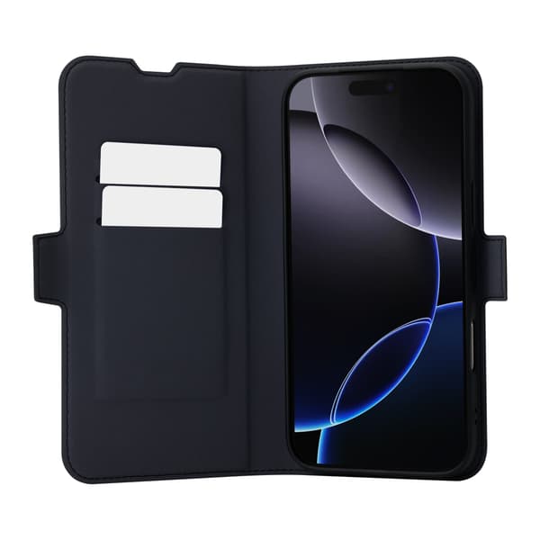 FoneKit MagSafe-kompatibelt BookCase skyddsfodral, iPhone 17 Pro Max, svart
