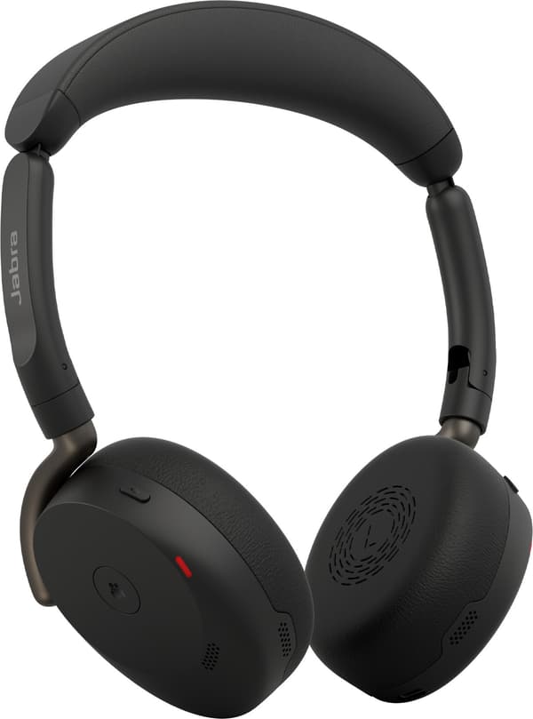 Jabra Evolve3 65 Flex LINK390C trådlöst headset och trådlös laddningsplatta, MS, svart