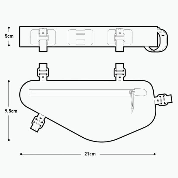 Evoc Multi Frame Pack WP 0,7 väska, svart