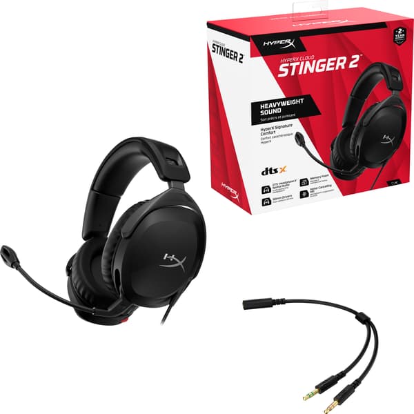 HyperX Cloud Stinger 2 gamingheadset, svart