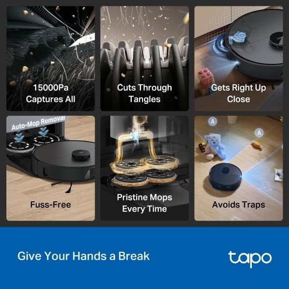 Tapo RV50 Pro Omni robotdammsugare