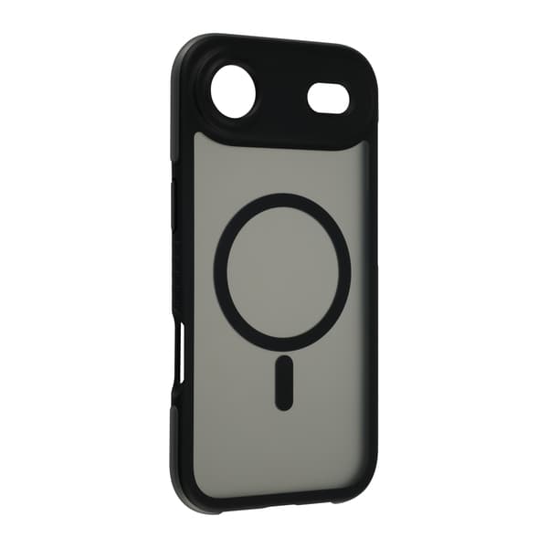 FoneKit stötsäker MagSafe-kompatibel skyddsfodral, iPhone Air, svart/grå