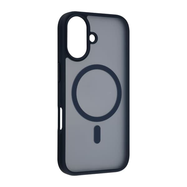 FoneKit MagSafe-kompatibelt Soft Touch skyddsfodral, iPhone 17, midnattsblå