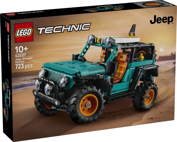LEGO Technic 42227 Jeep® Wrangler Rubicon terrängbil