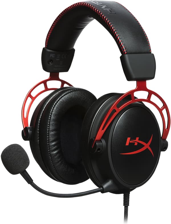 HyperX Cloud Alpha gaming-headset, svart